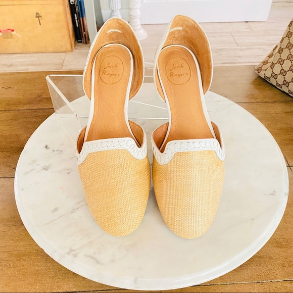 Jack Rogers Shoes - {NWOT} Jack Rogers Woven Dorsay Flat